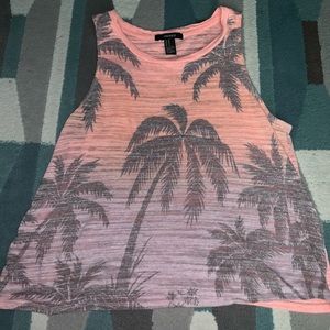 Palm tree tank top